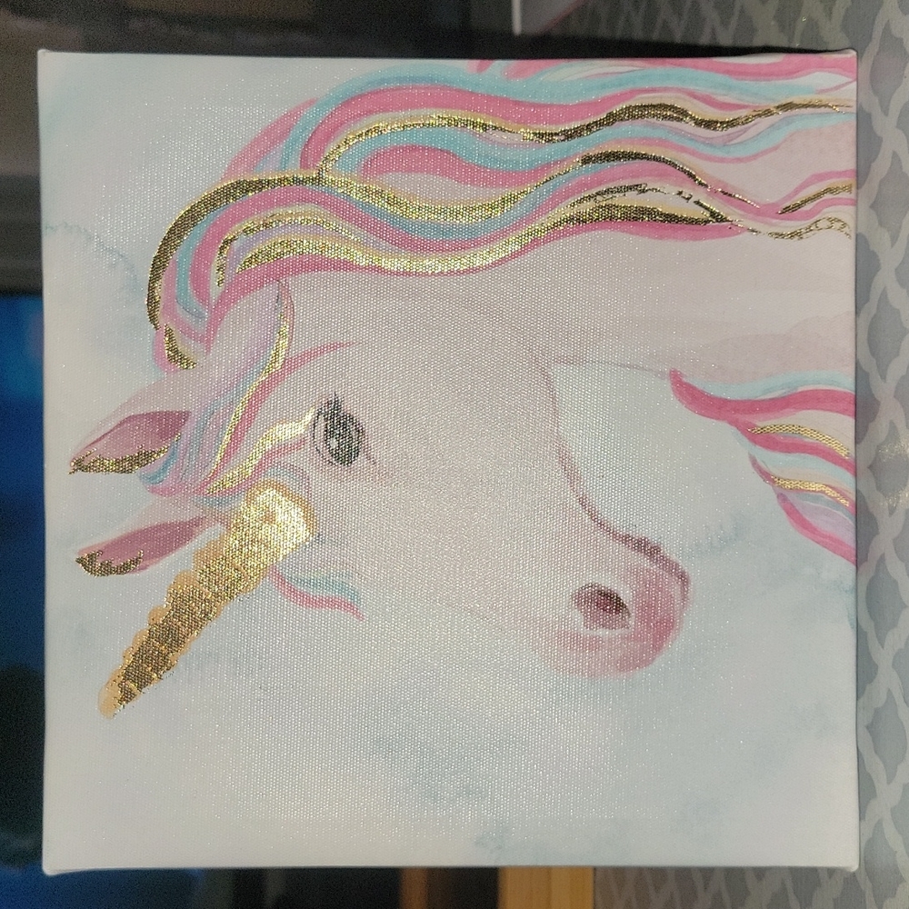 Unicorn wall decor sign